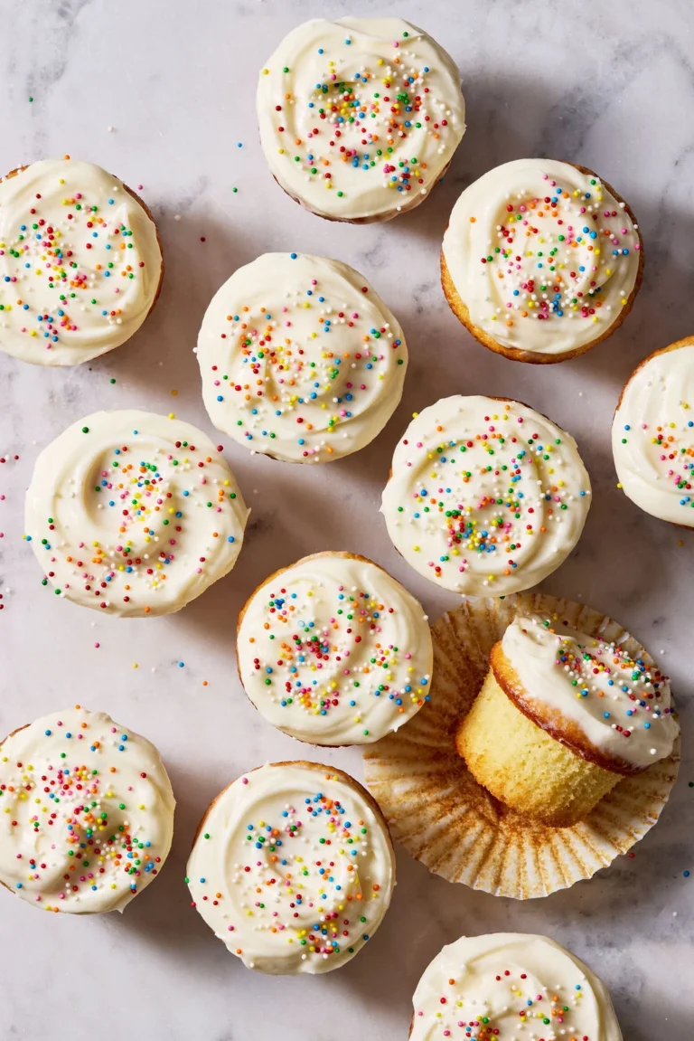 Sourdough French Yogurt Cupcakes